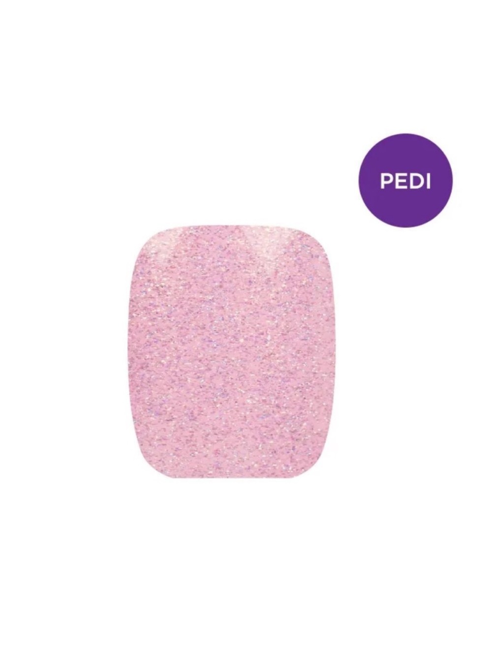 *Retired* Color Street: Call Your Blush (Pedicure) | Pink Pastel Glitter Gold - Picture 12 of 14